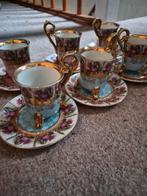 Vintage Theekopjes met Schotels - Set van 6, Ophalen