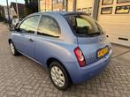Nissan Micra 1.2 Visia Airco, Ruime APK, Voorwielaandrijving, Gebruikt, 4 cilinders, Blauw