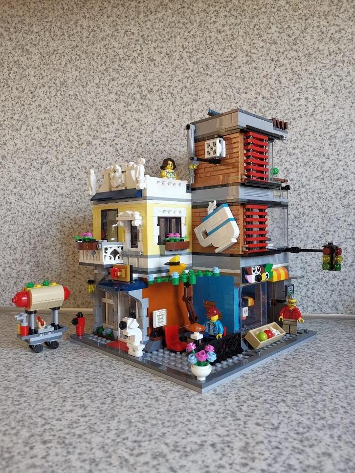 Lego Creator – 31097 Woonhuis - Dierenwinkel - Cafe, Kinderen en Baby's, Speelgoed | Duplo en Lego, Zo goed als nieuw, Lego, Complete set