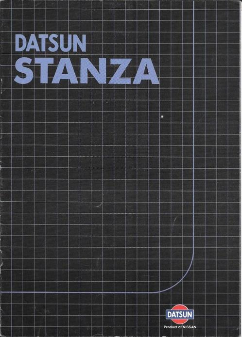 DATSUN STANZA 1982, Boeken, Auto's | Folders en Tijdschriften, Zo goed als nieuw, Nissan, Ophalen of Verzenden