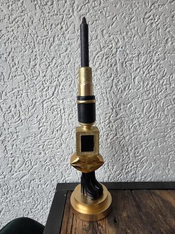 Chique kandelaar goud/zwart – Statement piece – Nieuw  beschikbaar voor biedingen