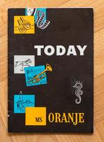 MS Oranje folder aankomst Port Everglades 1961, Verzamelen, Scheepvaart, Ophalen of Verzenden, Motorboot, Kaart, Foto of Prent