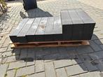 Stapelblokken 12,5x12,5x60 cm, Tuin en Terras, Tegels en Klinkers, Gebruikt, Overige typen, Ophalen of Verzenden, Minder dan 5 m²
