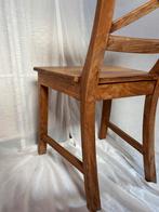 6 Prachtige massief houten stoelen, Huis en Inrichting, Ophalen, Zo goed als nieuw, Bruin, Hout