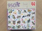 Jumbo puzzel Let's play met Katten (950 stukjes), Ophalen of Verzenden, 500 t/m 1500 stukjes, Zo goed als nieuw, Legpuzzel