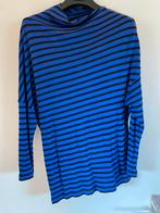 Sportief streepjes shirt blauw zwart van Marccain, Maat 38/40 (M), Blauw, Ophalen of Verzenden, Zo goed als nieuw