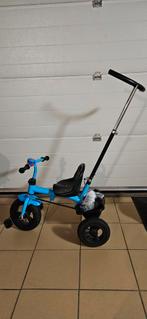 Driewieler met duwstang tricycle tobi blauw, Fietsen en Brommers, Gebruikt, Duwstang, Ophalen