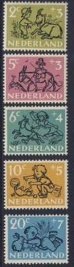 Postfris, Kinderzegels 1952 NVPH 596/600, Verzenden, Na 1940, Postfris