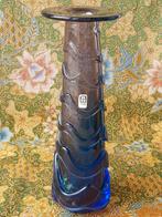 Mooie originele zware vintage Mdina vaas uit Malta 25 cm., Ophalen of Verzenden