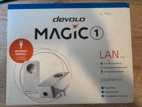 Devolo Magic 1 LAN Starter Kit, Computers en Software, Powerlines, Nieuw, Ophalen