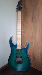 Ibanez RG370AHMZ-BMT Blue Moon Burst, Ophalen, Zo goed als nieuw, Solid body, Ibanez