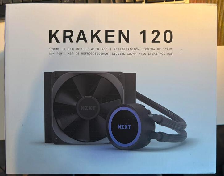 NZXT Kraken 120 Waterkoeler, Computers en Software, Computerkoelers, Zo goed als nieuw, Waterkoeling, Ophalen of Verzenden