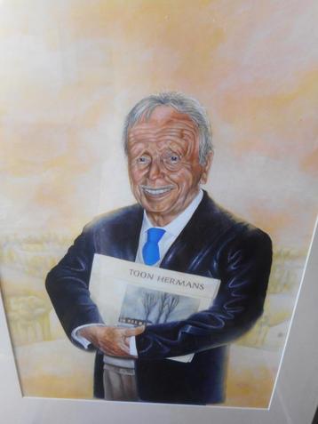 Schilderij van Toon Hermans beschikbaar voor biedingen