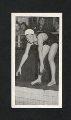 Sportplaatje Zwemster Tini Wagner Amsterdam (67)., Verzamelen, Ophalen of Verzenden, Zo goed als nieuw
