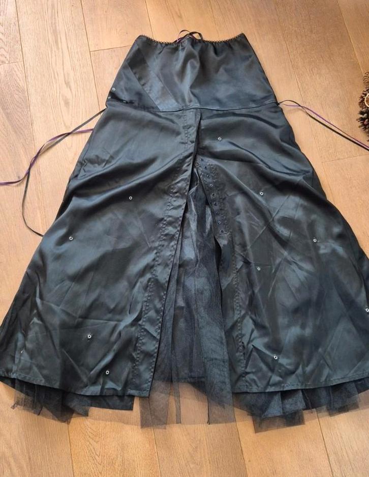Gothic rok - tule tok maat S Watcher, Kleding | Dames, Rokken, Zo goed als nieuw, Paars, Onder de knie, Ophalen of Verzenden