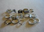 Mooie party 15 stuks ringen vintage look/, Nieuw, Overige materialen, Met edelsteen, Dame