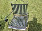 4 prachtige brocante tuinstoelen,, Ophalen of Verzenden, Gebruikt, Metaal