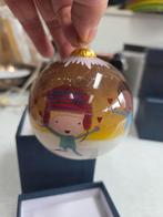 Vintage glazen kerstbal van Unicef 
In bewaardoos, Diversen, Ophalen