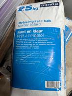 100 kg Gamma metselmortel + kalk, Doe-het-zelf en Verbouw, Metselstenen, Ophalen, Zo goed als nieuw, Overige typen