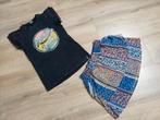 Set Retour shirt en rok in nieuwstaat mt 16 170/176, Meisje, Ophalen of Verzenden, Zo goed als nieuw, Setje