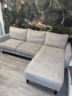 Hoekbang Beige, Huis en Inrichting, Ophalen, Gebruikt, Driepersoons, 75 tot 100 cm