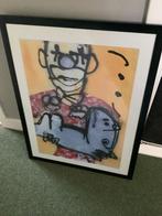 Herman Brood poster in mooie lijst, Ophalen, Rechthoekig Staand, Met lijst, Zo goed als nieuw