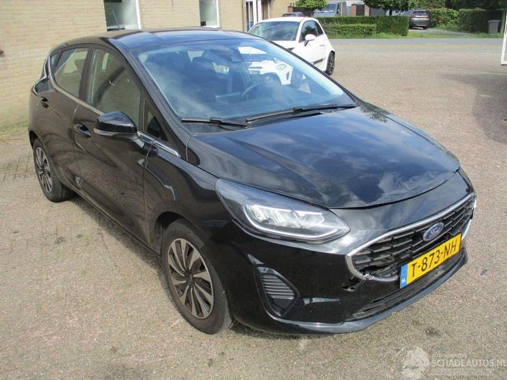 Ford Fiesta 1.0 EcobB Hy Tit NAP REST BPM 2000 euro !, Auto diversen, Schadeauto's, Ford, Handgeschakeld, Benzine, Hatchback, Zwart