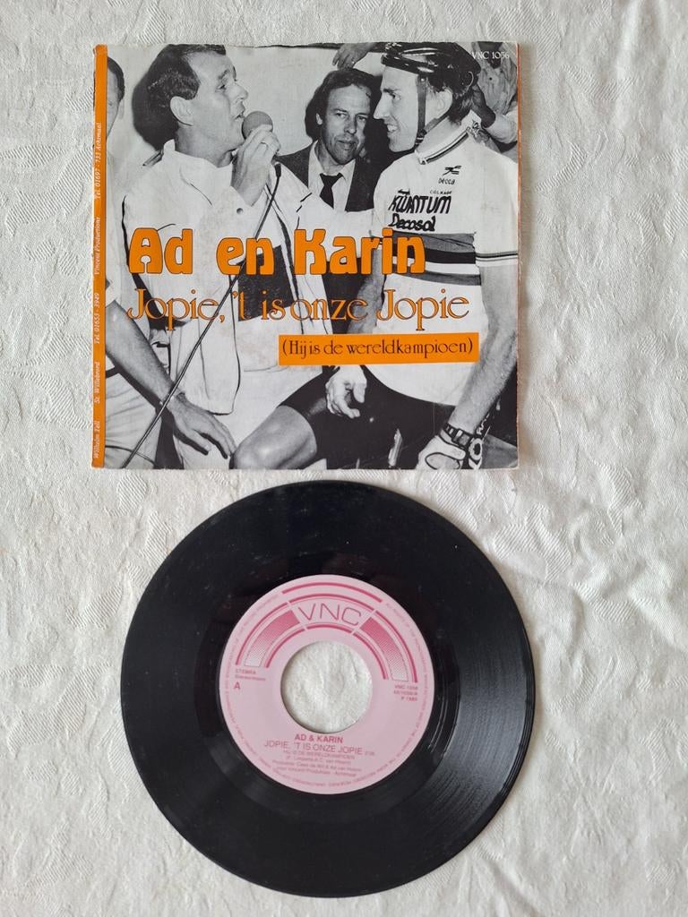 Ad en Karin - Jopie, 't is onze Jopie Single, Ophalen of Verzenden, Zo goed als nieuw