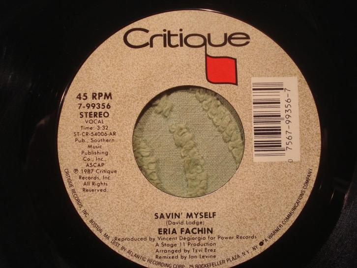 Eria Fachin 7" Vinyl Single: ‘Savin’ myself’ (USA), Cd's en Dvd's, Vinyl Singles, Single, Pop, 7 inch, Ophalen of Verzenden