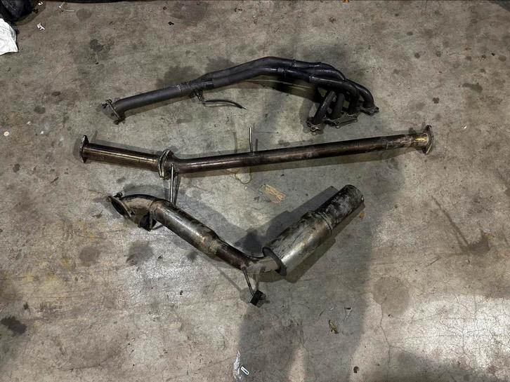 Te koop: Volledig RVS uitlaatsysteem Mazda MX-5 NA 1.6, Auto-onderdelen, Uitlaatsystemen, Mazda, Gebruikt, Ophalen
