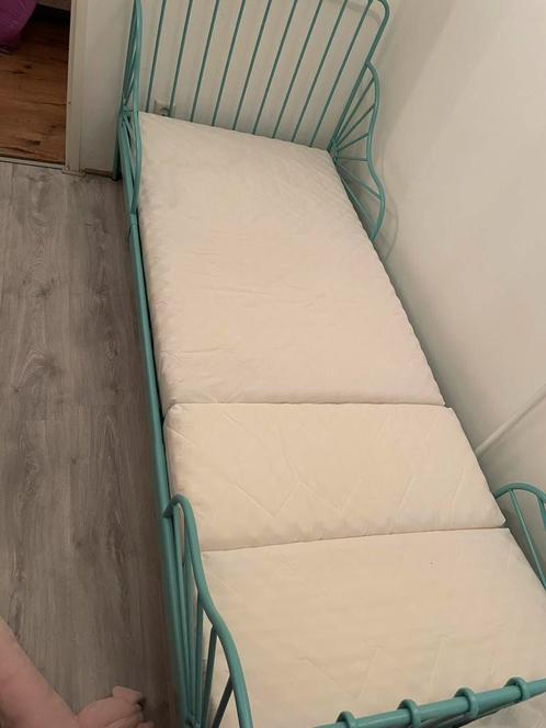 Ikea minnen meegroei bed compleet, Kinderen en Baby's, Kinderkamer | Bedden, Zo goed als nieuw, 180 cm of meer, 70 tot 85 cm, Matras