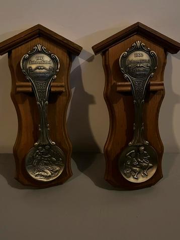 Antieke Tinnen Lepels - Verzamelaarsobject beschikbaar voor biedingen