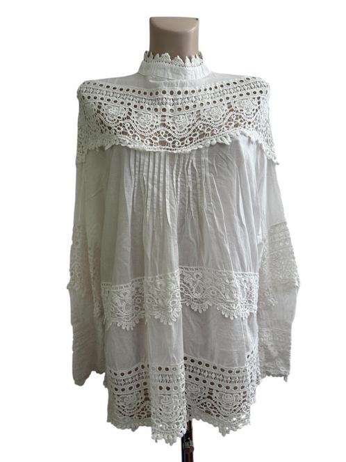 Amaya Amsterdam blouse XL, Kleding | Dames, Blouses en Tunieken, Zo goed als nieuw, Maat 46/48 (XL) of groter, Wit, Ophalen of Verzenden
