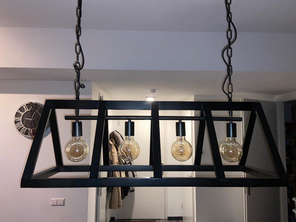 Industriële lamp, Ophalen, Zo goed als nieuw, Industrieel, Metaal