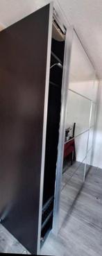 IKEA PAX kledingkast 200x58x201cm met schuifduer, Gebruikt, 200 cm of meer, Eikenhout, Met hangruimte