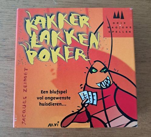 Kakkerlakken poker - Drie Magiers Spellen, Hobby en Vrije tijd, Gezelschapsspellen | Bordspellen, Ophalen of Verzenden
