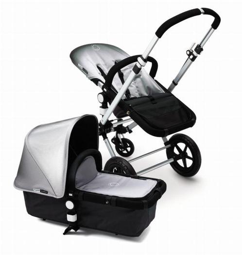 Bugaboo cameleon kinderwagen limited edition metallic zilver, Kinderen en Baby's, Kinderwagens en Combinaties, Gebruikt, Combiwagen