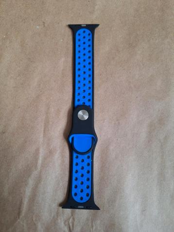 Nieuw horlogebandje blauw  beschikbaar voor biedingen