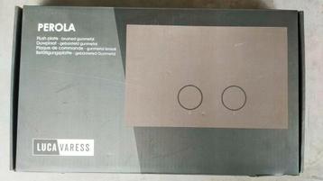 Luca Varess Perola bedieningspaneel toilet, gunmetal - nieuw beschikbaar voor biedingen