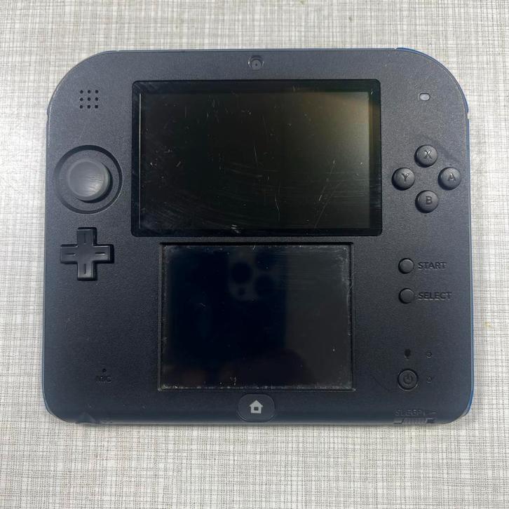 Nintendo 2DS Zwart/Blauw – goede staat, Spelcomputers en Games, Spelcomputers | Nintendo 2DS en 3DS, Gebruikt, 2DS, Zwart, Ophalen of Verzenden
