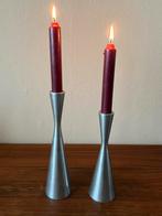 2 vintage Ikea kandelaars Erika Pekkari space age design, Ophalen of Verzenden, Overige materialen, Minder dan 25 cm