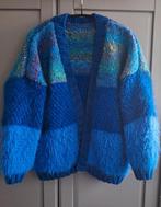 Nieuw handgemaakt mohair vest, grote maat, Blauw, Maat 46/48 (XL) of groter, Nieuw, Ophalen of Verzenden