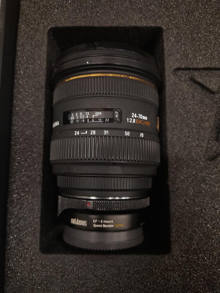 Sigma 24-70mm f/2.8 DG HSM - Toplens!, Ophalen of Verzenden, Zo goed als nieuw