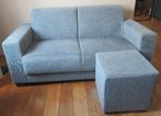 bank , 2,5 zits met poef  zgan, Minder dan 75 cm, 150 tot 200 cm, Tweepersoons, Zo goed als nieuw