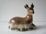 Vintage Michel CAUGANT hert terrine, patépot keramiek, Antiek en Kunst, Verzenden