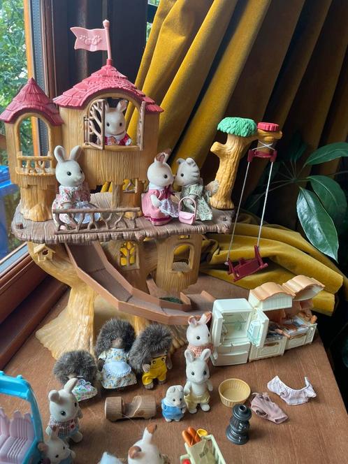 sylvanian families set, Verzamelen, Poppetjes en Figuurtjes, Zo goed als nieuw, Ophalen