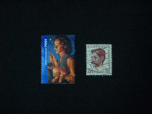 2 Australische postzegels - Australië - gestempeld, Postzegels en Munten, Postzegels | Oceanië, Gestempeld, Ophalen of Verzenden