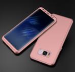 360-graden Frosting Beschermhoesje Set voor S8+ _ RozeGoud, Verzenden, Nieuw, Overige modellen, Hoesje of Tasje