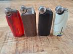 4 Poppell aanstekers, Verzamelen, Rookartikelen, Aanstekers en Luciferdoosjes, Ophalen of Verzenden, Gebruikt, Aansteker