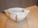 Vintage Pillivuyt porseleinen Jusafscheider, Huis en Inrichting, Keuken | Servies, Gebruikt, Ophalen of Verzenden, Schaal of Schalen